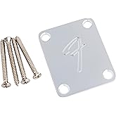 Fender 4-Bolt 70s Vintage-Style F Logo Neck Plate Sap Bağlantı Plakası