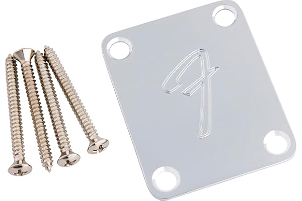 Fender '70s "F" Plaque de Fixation pour Manche de Guitare Électrique ou basse