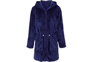 CelinaTex Vital ou Famous Peignoir pour dames court ou long en microfibres XS-XL avec capuche peignoir de sauna avec fermeture à glissière