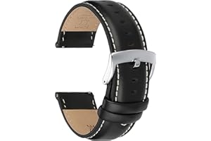 CORROPELLE Leather Watch Straps Quick Release, Elegant Top Grain Leather Watch Strap Bands Replacement for Men and Women, Watches and Smartwatch, Choice of Width 18mm 19mm 20mm 21mm 22mm