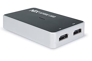Plugable HDMI Video Capture Card, USB 3.0 or USB C, Record, Stream and Go Live with DSLR, 1080P 60FPS with HDMI Pass Through - Compatible with Windows, Mac OS, Linux, OBS Streaming