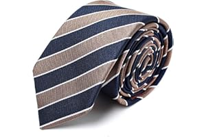 BRERA 67 Cravatta Uomo Elegante in Seta | Cravattino per Completo 150x7 | Cravatte Slim per Vestito da Cerimonia e per Abiti da Lavoro - Diversi Colori e Fantasie