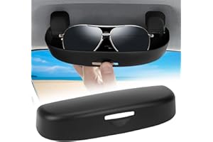 ‎HEBERUCK E210 Brillenhalter, Kompatibel mit Toyota Corolla E210 2019-2023 2024, Sonnenbrillenhalter Auto, Brillenetui, Ersatz für Toyota Corolla Zubehör Brillenetui, Schwarz
