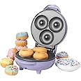 Petra Mini Donut Machine, Pastel Purple, 3 Mini Donuts at Once, Easy to Clean Non-Stick Plates, 550W