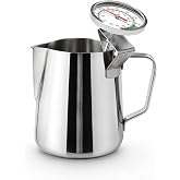 S&uuml;t Potu Pitcher 500 Ml Paslanmaz &Ccedil;elik + Analog Termometre Seti
