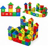 Puzzle City 3D Yapı Blokları 128 Par&ccedil;a &ndash; Eğitici Şehir Kurma ve Tasarım Seti | &Ccedil;ocuklar İ&ccedil;in STEM Oyuncak, Yaratıcı Yapı Oyun