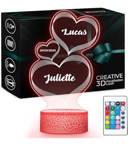 Lampe Acrylique 3D Avec Texte Photo Personnalisé, Veilleuse De Chambre à Coucher Personnalisée Pour Maman, Papa, Amour, Famille, Ami, Cadeau D'anniversaire