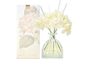 COCORRÍNA Fiore Diffusore Profumo Ambiente 250ml, Clean Linen, con 8 Bastoncini di Fragranza, Naturale, di Lunga Durata, per la Camera da Letto, L'Ufficio, Il Bagno
