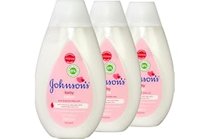 JOHNSON & JOHNSON Johnson's Baby Lotion 300 ml – czysta i delikatna pielęgnacja – 3 sztuki w opakowaniu