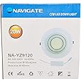 NAVIGATE LED DWON LIGHT LED COB LIGHT NA-9120 20W 6inch White/Warm White (White 6500K)