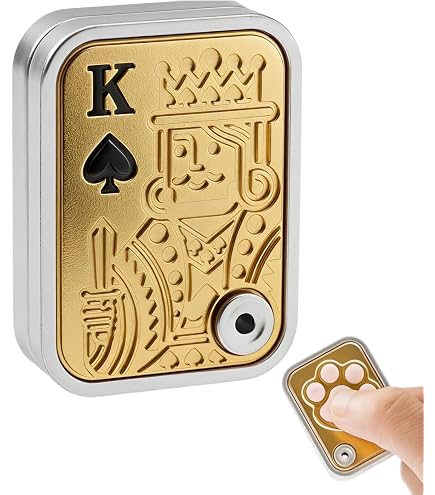 CATZUM Anti-Stress Magnétique, Poker Fidget Slider Toy, Jouets Anti-Anxiété Push Slider, Magnet Fidget, pour Autisme, TDAH, Anxiété, Stress, pour Bureau, École, Maison (Argent Blanc