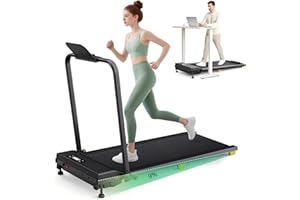 ‎UREVO UREVO 3 in 1 Laufband mit 9% Steigung, Laufband Klappbar mit Sicherheitsgriff, One-Touch-HIIT-Modus, Gehen, Joggen oder Laufen fürs Homeoffice, Kein Zusammenbau erforderlich, Fernbedienung & LED-Anzei