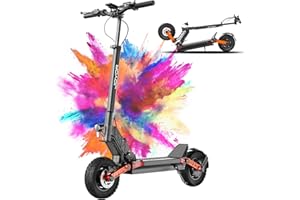 ONESPORTLIFE JOYOR S10S Electric Scooter, Dual Motor 2oooW E Scooter Adult with Battery 60V 18Ah Up To 46 Miles, 10" Off Road Tire and Double Hydraulic Brakes & 4 Shock Absorbers, 330 LBS Maximum Load Capacity