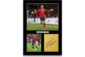HWC Trading Cristiano Ronaldo Portugal Gåvor Tryckt Signerad Autograf Bild För Fotbollsfans Och Supportrar (ID-005003) - A4 Endast Utskrift