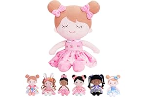 Starpony OUOZZZ Muñecas de Trapo,Muñecas para Niñas,Regalos para Niñas de 1 2 3 4 Años,Juguete Suave,Seguro y Divertido,38CM Dormir Muñeca