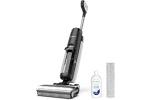 Tineco Floor One S7 Pro - Aspirador en seco y húmedo inalámbrico (40 min, Secado centrífugo, Doble Cara, reconocimiento Inteligente, duración de batería Triple, autolimpieza para Pelo de Animales)