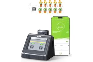RAINPOINT WLAN Automatisches Bewässerungssystem, Tropfbewässerungsset Wasservolumen Einstellbar, Kann 10 Pflanzen Gießen, APP-Fernbedienung Urlaubsbewässerungssystem für Zimmerpflanzen, Topfpflanzen