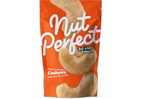 ‎NUT PERFECT BUT A BITE BETTER! Nut Perfect | Cashewkerne | naturbelassen | mild im Geschmack | kürzere Transportwege durch Anbau und Verarbeitung vor Ort | Unterstützung einer Initiative für Frauen in Cashew-Kooperativen |100g