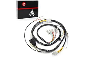 MOTO1988 Wire Wiring Harness Compatible with Kawasaki ATV Bayou 300 KLF300 A 1986 1987 26001-1712