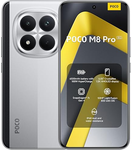 POCO X6 Pro 5G, Racing Grey, 8GB RAM, 256GB Storage: Buy Online at
