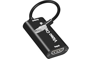 AIFHDAUF Video Capture Card, 4K HDMI to USB Capture Card, HD 1080p HDMI Video Capture Device for Editing Video/Games/Streaming/Online Teaching