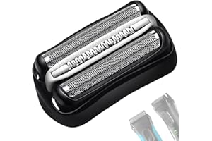 MERALIRA 32B Compatible with Braun Series 3 Replacement Head,Serie 3 Foil & Cutter Replace Blade Wet and Dry,Men's Electric Shavers Suitable for Braun S3 3040s 3020s 340s-4 310s 320s (32B)