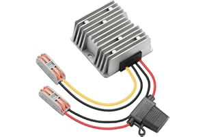 YBBOTT DC 12V 24V a 48V 5A 240W Convertidor Boost Transformador de Potencia Impermeable Fuente de Voltaje para Coche Golf Coche LED Stip Luz