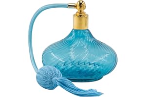 martinoli pulverizador para Perfume en Vidrio Óptico de BOHEMIA, Azul claro, G