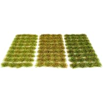 117 Ciuffi D'erba Statici Autoadesivi Warpainter - 4 Mm, Verdi, Per Modellismo E Diorami - 2