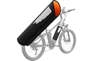 KAIYANER Housse de Protection pour Batterie de Vélo Électrique avec Réflecteurs, Universel Protection Batterie Velo Electrique en Néoprène, Couverture de Batterie de Velo Protège Contre le Froid et la Saleté