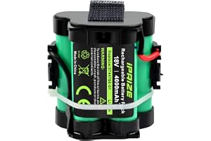 iPrize 18V 4000mAh Li-ion ersättningsbatteri Kompatibel med Gardena robotgräsklippare R38Li R40Li R45Li R50Li R70Li R75Li R80