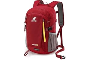 SKYSPER Sac à Dos de Randonnée Ultraléger Sac à Dos avec Système de Ventilation et D'hydratation Dorsale Sac à dos de Trekking en Polyester Respirant 3D Air Mesh Camping en Plein Air