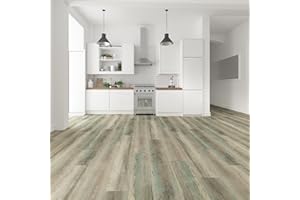 FLOREXP Vinyl flooring - Linoleum Flooring with Wood Effect, Peel and Stick, Floor Tiles, Self-Adhesive, 2.0mm 36 Pieces, Waterproof for Kitchen, Living Room(5.02m²,Classic Pine)