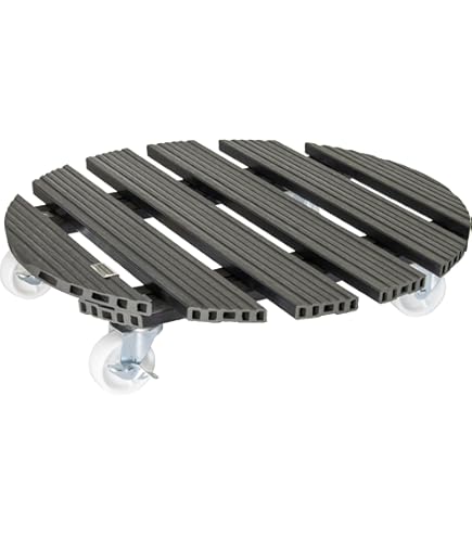 Relaxdays plantentrolley verstelbaar, set van 5, binnen & buiten