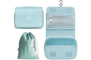 OrgaWise Kosmetyczka Podróżna Wisząca Przenośna Damska Męska Dziewczęca Składana Organizer Na Kosmetyki Do Makijażu z Wodoodporną Torbą Ze