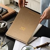 A4 Sketchbook Kraft Cover 60 Leaves 140 gr. Perforated Sketch Book