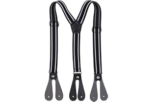 WedDecor Jungen Hosenträger Kid S Hosenträger Kinder Elastisch Verstellbare Träger Y-Förmiger Knopfloch Design für Jeans, Shorts, Jeansstoff, Mode Zubehör