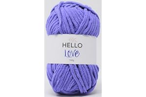 Hello Love Yarn, Grape, 100g