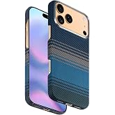 CONSTRAIN - iPhone 17 Pro Max ile uyumlu Kılıf MagSafe ile Uyumlu Şarjlı Karbon Fiber Ruaha ArmorAir Kesik Kenarlı Kevlar Mav
