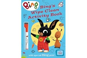 Bing’s Wipe Clean Activity Book: A fun Bing activity book for children ages 2 – 5 with a wipe-clean pen