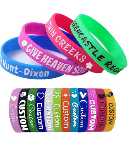 Set Di 5 Braccialetti In Silicone A Forma Di Croce: Colorati, Impilabili, Donna, Misura S (17,5 Cm), Rosa - 2