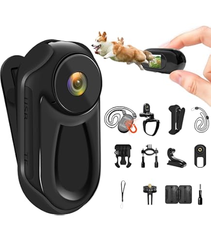 Orifesio 360° Mini Action Cam - 1080P Körperkamera Mit 64GB Für Abenteuer