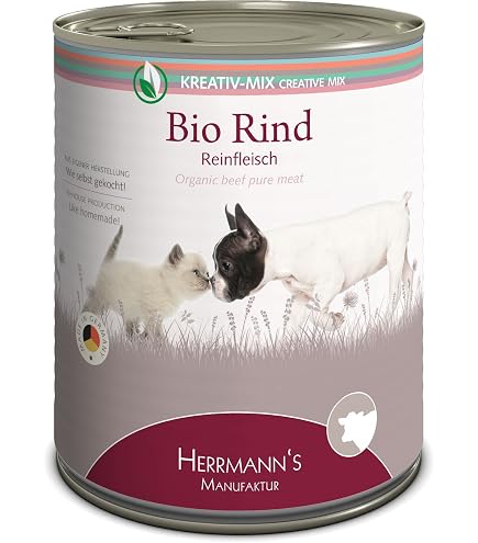 Herrmann's Bio Hundenassfutter Pute Mit Steckrüben – 150g, Glutenfrei, Ohne Zusätze