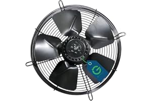 G GRIMALDI Ventilatore Assiale Aspirante Ø 250 mm Compatibile 23510013 — 220V 1400rpm — Flusso Aria Potente — Ricambio Alternativo per Estrattori e Refrigerazione