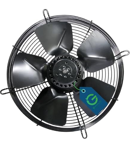 Ventilatore Assiale 400mm Ventilatore Da Parete Industriale 400mm - 4500 M³/h Con Regolatore Di Velocità 500W, 230V Controllo Velocità 500W - Foto 2