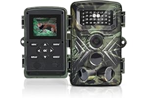 ‎BEINHOME Beinhome Wildkamera, 1080P 36MP Trail Kamera im Freien Jagdkamera mit Weitwinkelbewegung Neueste Sensoransicht 0.3s Trigger Time 940nm und IP66 wasserdicht 2.0 "LCD 34pcs IR LED für Monitoring