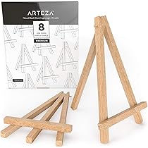 Mini Cavalletti In Legno Per Foto E Decorazioni - Set 20 Pezzi, 9x16cm, Per Matrimoni E Feste - Foto 6