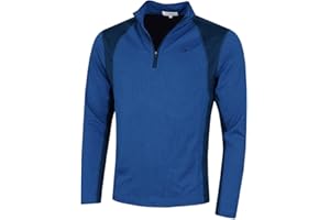 Calvin Klein Mens 2025 Micro Grid CK 1/2 Zip Mid Layer Baselayer