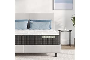 Avenco Matelas 90x200, 20CM,Matelas en Mousse en Matériau Bambou, Certifié CertiPUR-US et Oeko-TEX, Absorbant et Respirant, Soutien au Confort, Tissu Doux pour La Peau, Amovible, Lavable