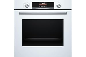 Bosch - Horno, Serie 6, Función AirFry, Recetas Pre-programadas, blanco, HBG536EW4